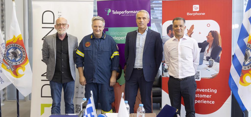 Teleperformance Greece, DIMAND and Barphone join forces to support Greek authorities